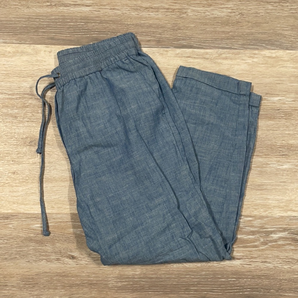 Jcrew | Drawstring Denim Pants Size 4